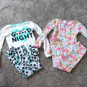 Two sets pajamas